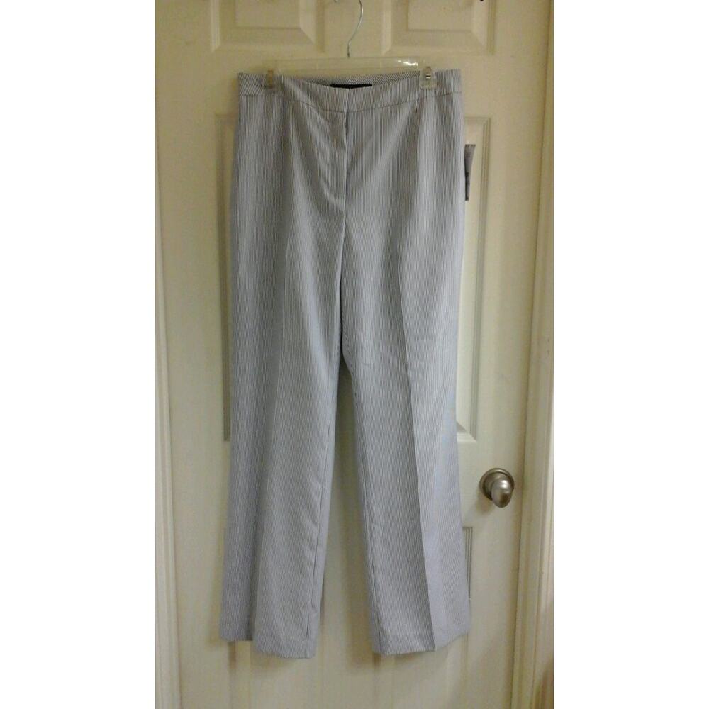 LeSuit Separates dress pants Women's Size 6, stripes gray white NWT $59